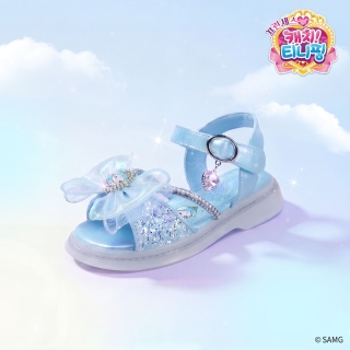 캐치티니핑 LED 하트큐빅 플랫샌들 | 사뿐핑