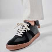 5.5cm 키높이 독일군 스니커즈 | 로한 네이비