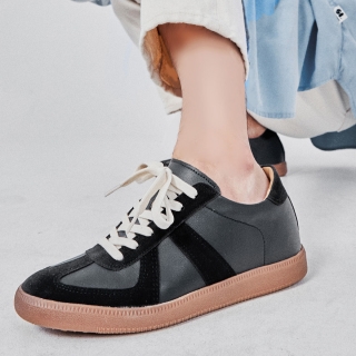 5.5cm 키높이 독일군 스니커즈 로한 네이비