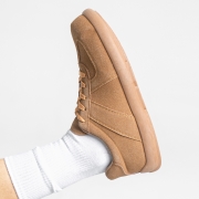 MONO16 우치 라운드토 독일군 스니커즈 초코브라운