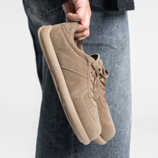 MONO16 우치 라운드토 독일군 스니커즈 | 크림베이지