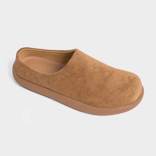 GO88 치켄 4CM 데저트 스웨이드 미니멀 슬립온 | 데저트옐로우