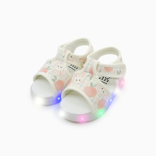 피치 래빗 LED 샌들