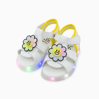 해피플라워 LED 샌들