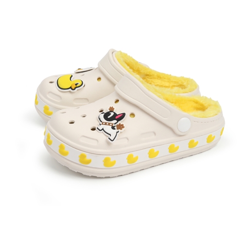 팬콧 방한 라인 샌들 | 아이보리