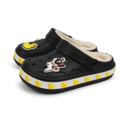 팬콧 방한 라인 샌들 | 블랙