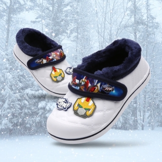 헬로카봇 모노 방한 아동 털 실내화