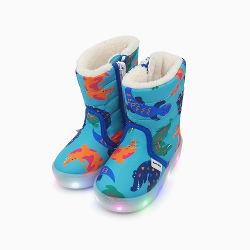 컬러크로커 LED 털부츠