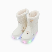 퍼피코지 LED 털부츠