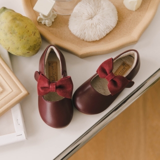 린다 플랫 여아구두 | 와인