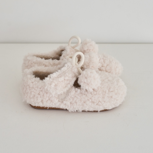 푸들강아지플랫 | 아이보리