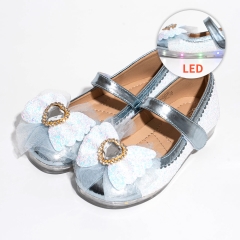 키즈 써니 러블리 글리터 LED 메리제인 | 에메랄드