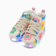 베이지 블룸 LED 운동화 | 베이지