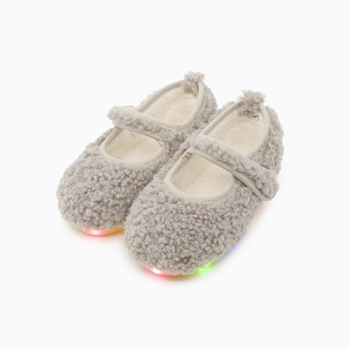 폼폼푸들 LED 털구두