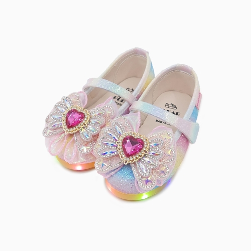 파스텔하트 LED 구두