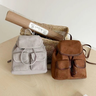 어반백 미니백팩 여성 부드러운 스웨이드 미니 백팩URB_NB41