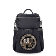 어반백 여성백팩 캐주얼 큐빅 코끼리 블랙 숄더 백팩URB_NB10