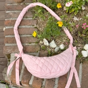 어반백 여성크로스백 리본 퀼팅 크로스백URB_W637