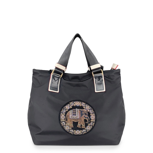 어반백 캐주얼숄더백 캐주얼 큐빅 코끼리 빅 토트 숄더백URB_NB47