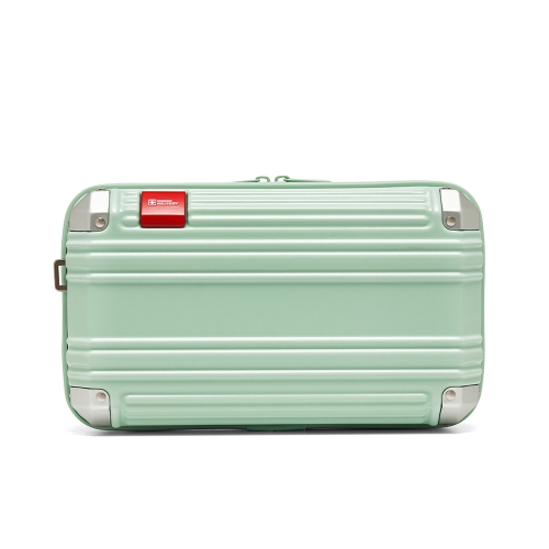 제니시아 큐브 미니 파우치 하드 케이스 | 세이지그린