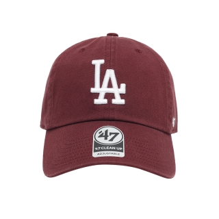 MLB LA다저스 47 클린업 볼캡 | 다크 마룬