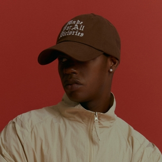 빅토리 레터링 볼캡 | 브라운