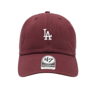 MLB LA다저스 베이스러너 47 클린업 볼캡 | 다크 마룬