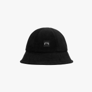 CORDUROY LOGO BUCKET HAT | BLACK