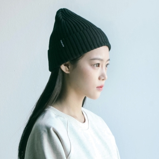 코튼 심볼 베이직 비니 