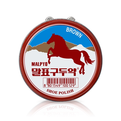 [말표] 가정용 구두약 (40g) 자색