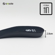 2CM 키높이 인솔 블랙