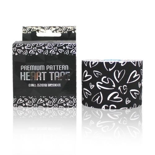 티에스 프리미엄 스포츠테이프 하트 블랙