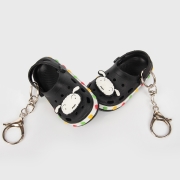 흰둥이 샌들 키링 | 블랙