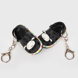 흰둥이 샌들 키링 | 블랙