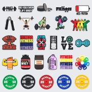 운동 헬스 지비츠 SET