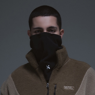 써모 라이트 넥 워머 블랙