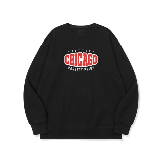 그래 뮤지컬 유명한 거기 그래픽 로고 맨투맨 | 블랙