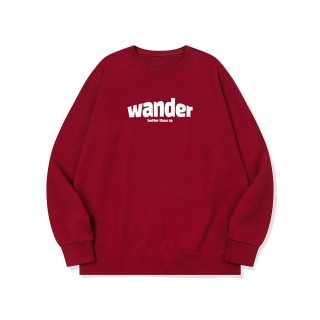 돌고 돌아 지금 이자리 그래픽 로고 맨투맨 | 레드