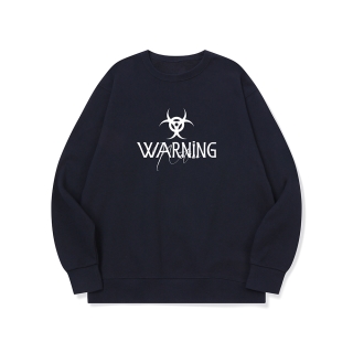 일상이 비상사태 그래픽 로고 맨투맨 | 네이비