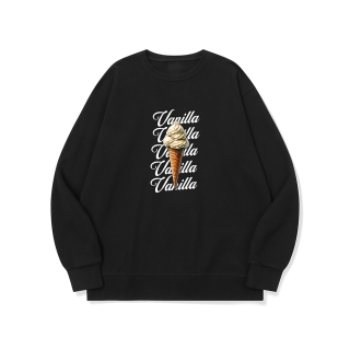 설마 너 민초파 아니지 그래픽 로고 맨투맨 | 블랙