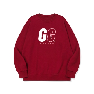 탑 차이 15분 서렌 그래픽 로고 맨투맨 | 레드