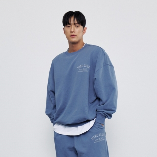 아이코닉 엠블럼 스웻셔츠 블루
