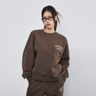 아이코닉 엠블럼 스웻셔츠 브라운
