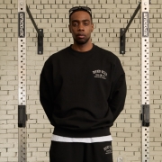 아이코닉 엠블럼 스웻셔츠 | 블랙