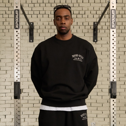 아이코닉 엠블럼 스웻셔츠 | 블랙