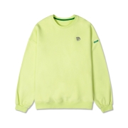 메탈릭 시그니처 로고 맨투맨 | 라임