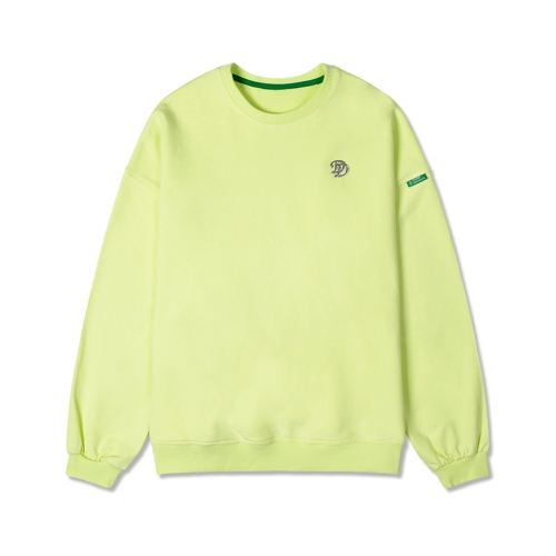 메탈릭 시그니처 로고 맨투맨 | 라임