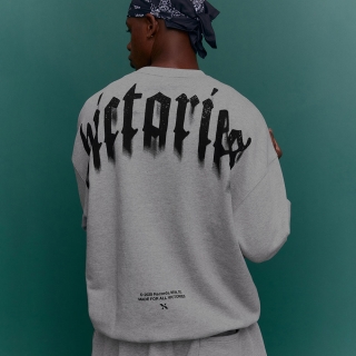 잉크번 쉐도우 셋업 스웻셔츠 | 멜란지