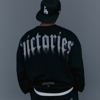 잉크번 쉐도우 셋업 스웻셔츠 | 블랙