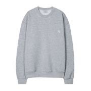 DE 로고 베이직 기모 스웻셔츠 | 멜란지